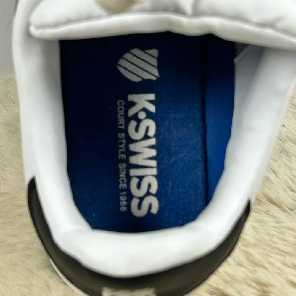 Vintage‎ K-Swiss White and Black Sneakers Women’s 7.5